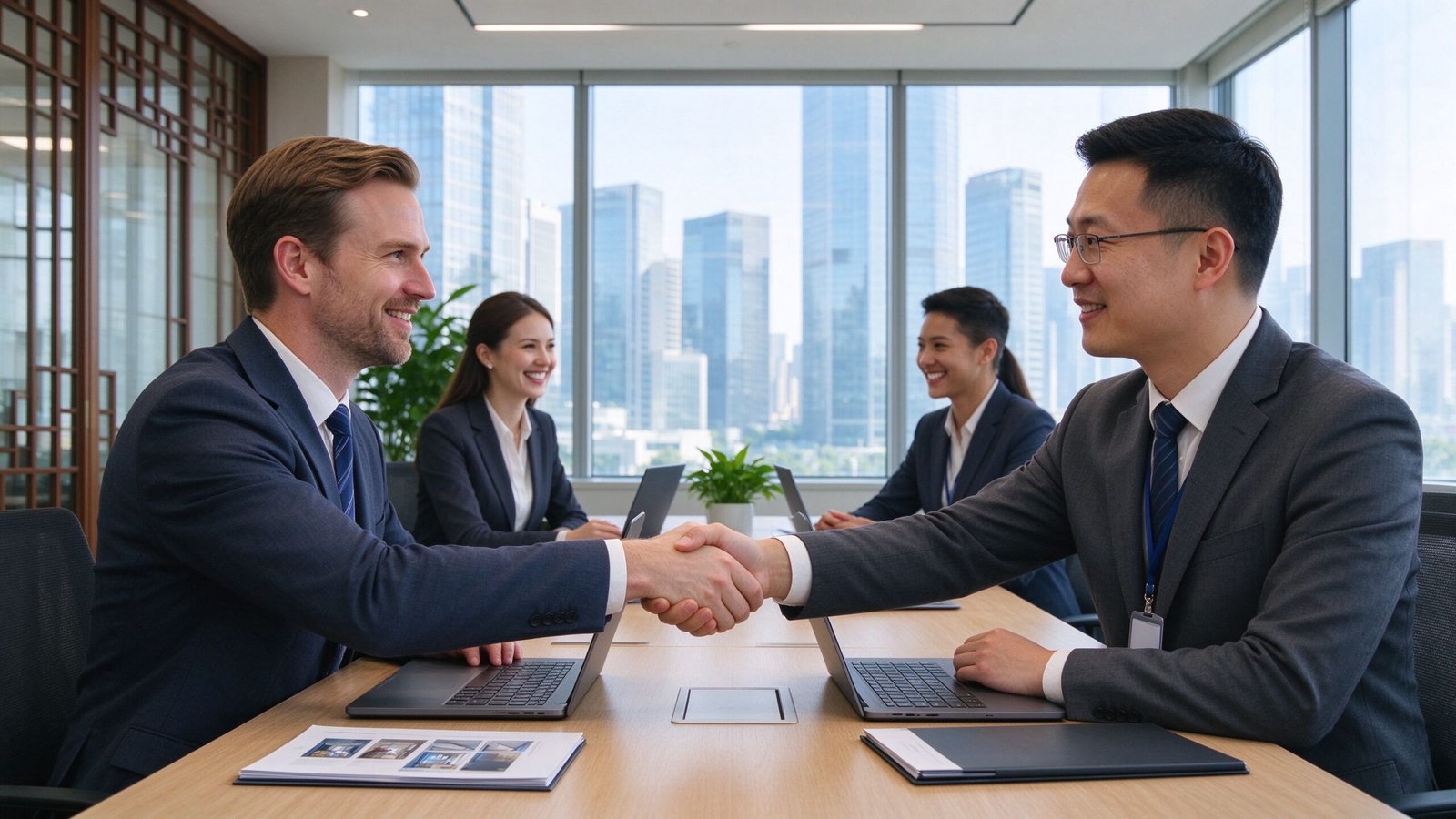 Cross-cultural communication meeting with Chinese suppliers